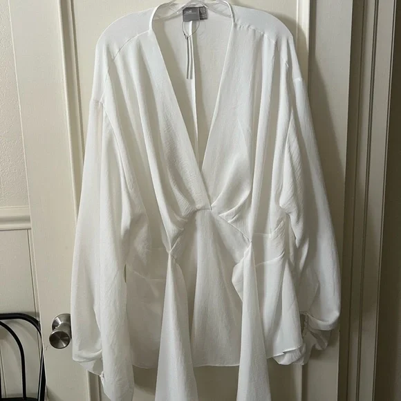 ASOS CURVE white blouse - Picture 1 of 5